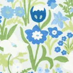 CREWEL GARDEN fabric SKY color by Schumacher