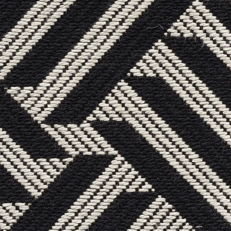 CROSS HATCH Fabric – BLACK | Schumacher | Wallpaper Twins CROSS HATCH fabric BLACK color by Schumacher