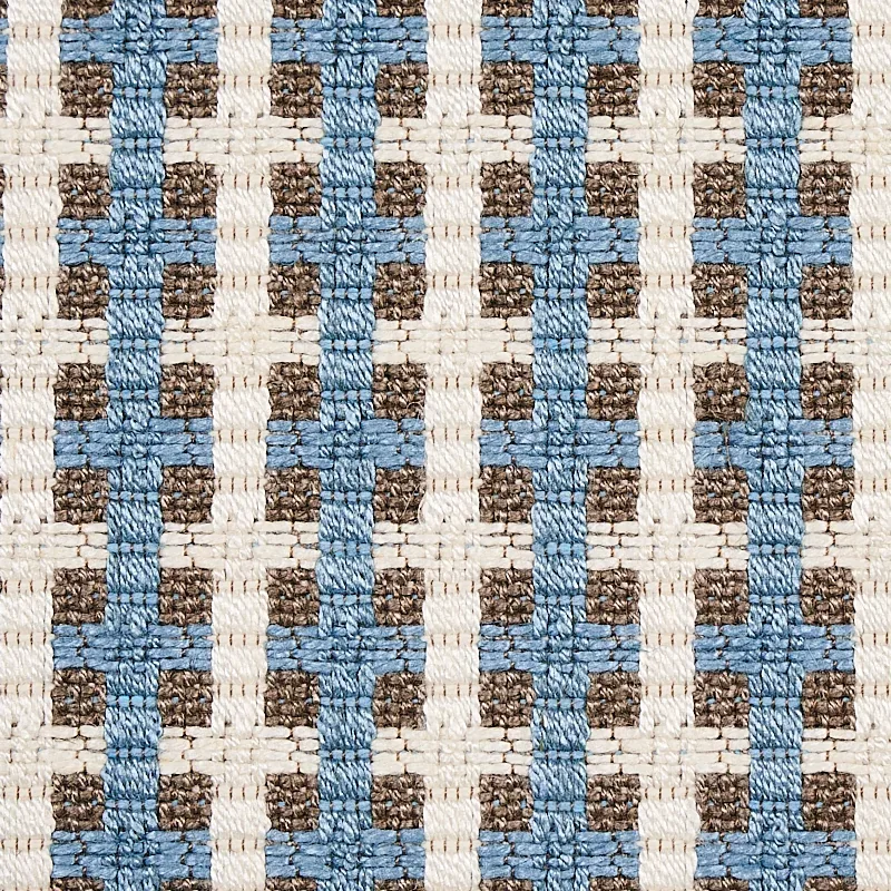 CROSSTOWN Fabric – SKY | Schumacher | Wallpaper Twins CROSSTOWN fabric SKY color by Schumacher