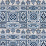 CROWLEY ÉPINGLÉ Fabric – BLUE | Schumacher | Wallpaper Twins CROWLEY ÉPINGLÉ fabric BLUE color by Schumacher