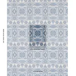CROWLEY ÉPINGLÉ Fabric – BLUE | Schumacher | Wallpaper Twins CROWLEY ÉPINGLÉ fabric BLUE color by Schumacher