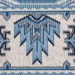 CROWLEY ÉPINGLÉ Fabric – BLUE | Schumacher | Wallpaper Twins CROWLEY ÉPINGLÉ fabric BLUE color by Schumacher