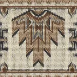 CROWLEY ÉPINGLÉ fabric BROWN color by Schumacher