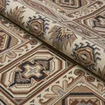 CROWLEY ÉPINGLÉ fabric BROWN color by Schumacher