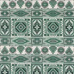 CROWLEY ÉPINGLÉ fabric GREEN color by Schumacher