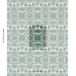 CROWLEY ÉPINGLÉ fabric GREEN color by Schumacher