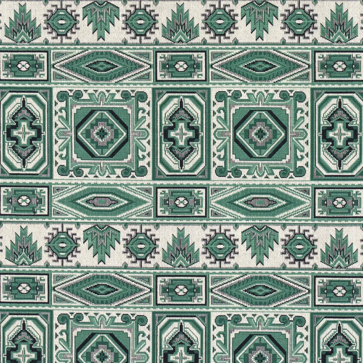 CROWLEY ÉPINGLÉ fabric GREEN color by Schumacher