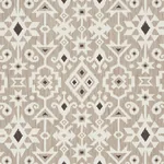 CRUSOE IKAT Fabric – GREIGE | Schumacher | Wallpaper Twins CRUSOE IKAT fabric GREIGE color by Schumacher