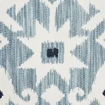 CRUSOE IKAT fabric SKY color by Schumacher