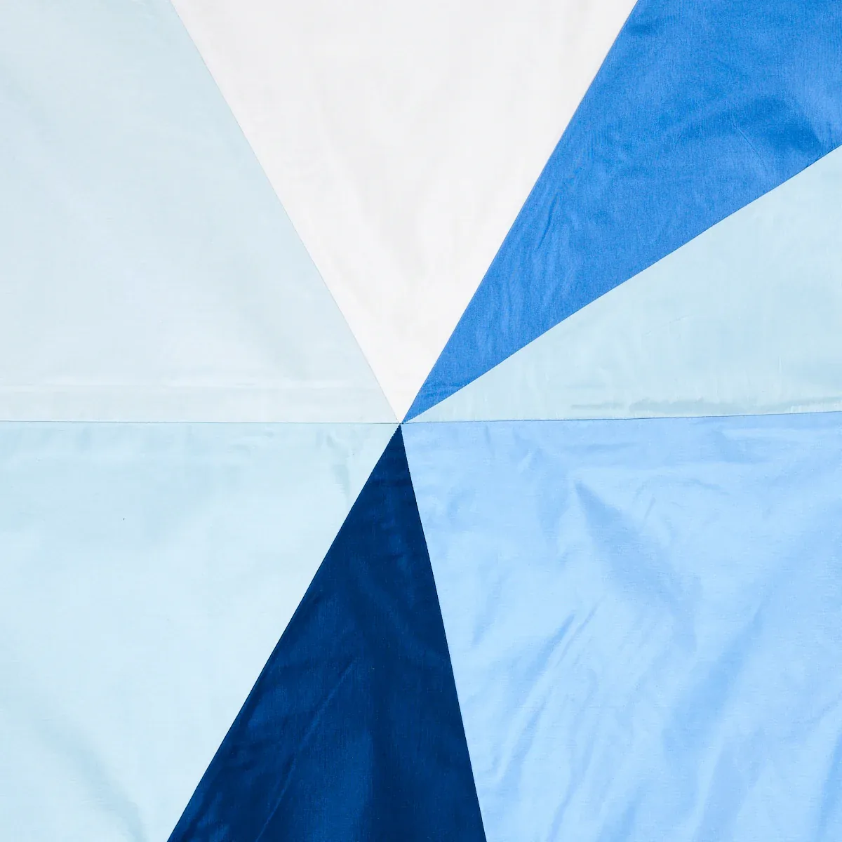 CUBIST SILK PANEL fabric BLUE color by Schumacher