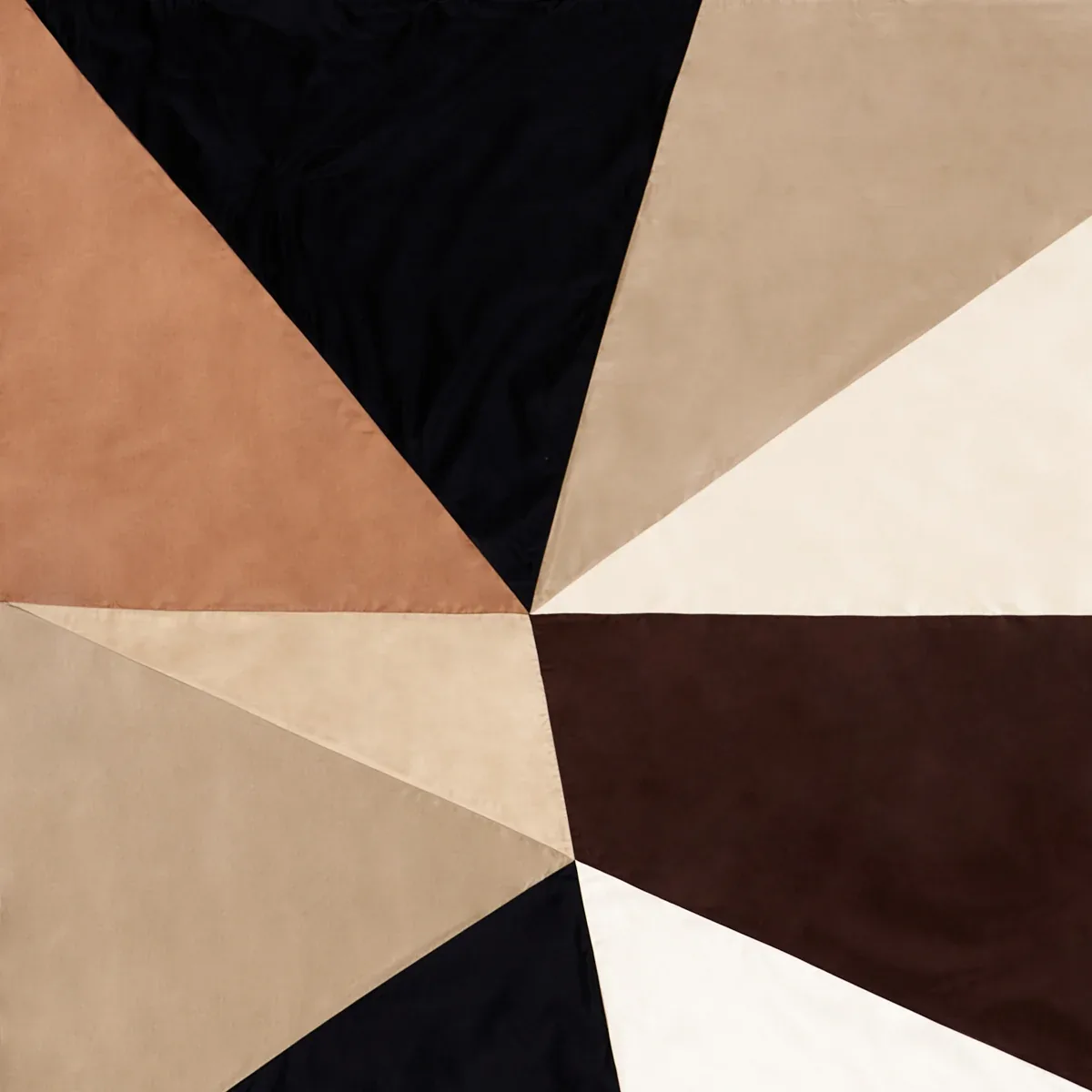CUBIST SILK PANEL Fabric – JAVA | Schumacher | Wallpaper Twi CUBIST SILK PANEL fabric JAVA color by Schumacher