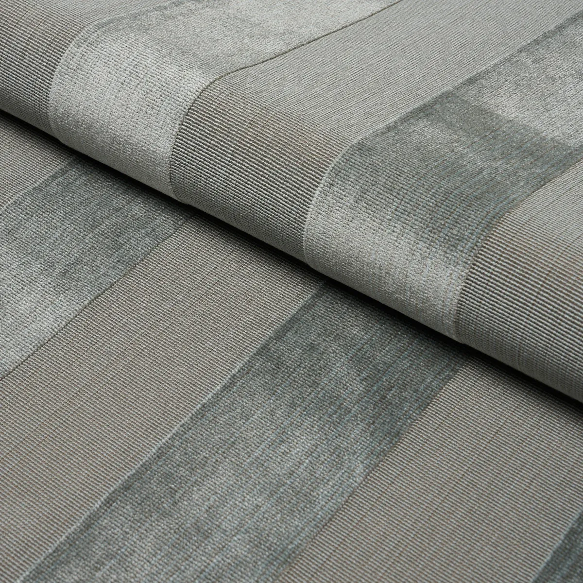 CUNARD STRIÉ VELVET Fabric – ICE | Schumacher | Wallpaper Tw CUNARD STRIÉ VELVET fabric ICE color by Schumacher