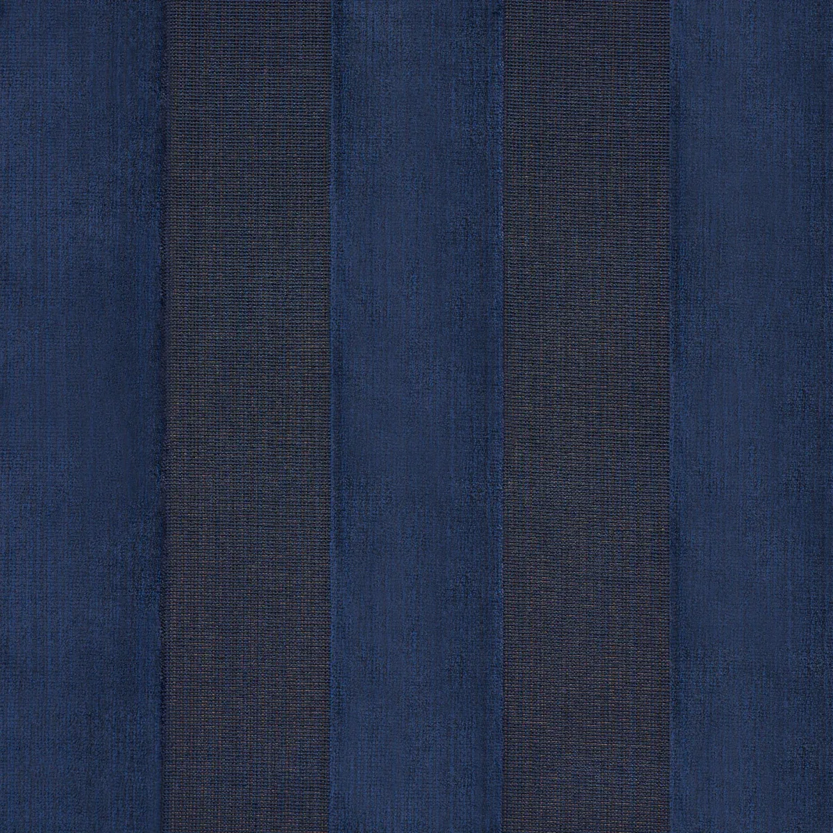 CUNARD STRIÉ VELVET fabric SAPPHIRE color by Schumacher