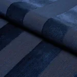 CUNARD STRIÉ VELVET fabric SAPPHIRE color by Schumacher