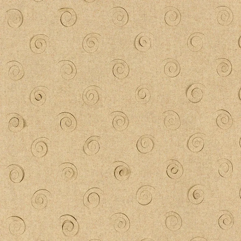CURLICUE fabric CAMEL color by Schumacher