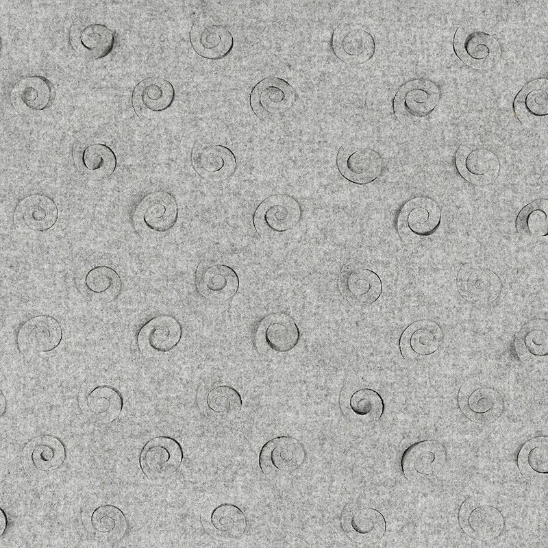 CURLICUE fabric GREY color by Schumacher