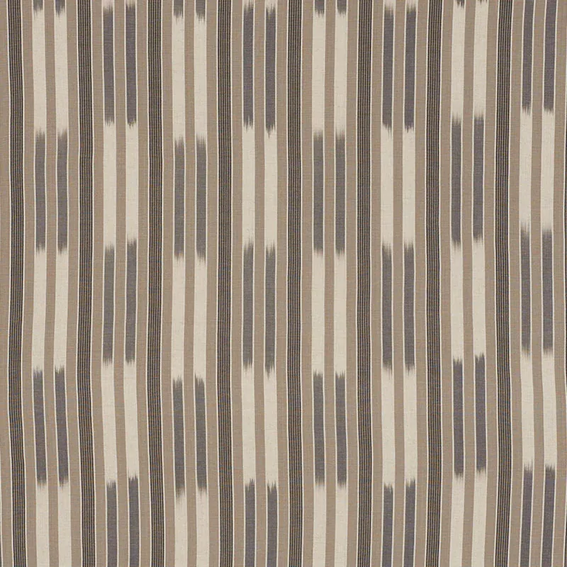 CUSCO IKAT fabric CHARCOAL color by Schumacher