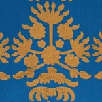 Cybele Embroidery fabric BLUE color by Schumacher