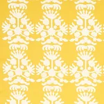 Cybele Embroidery fabric YELLOW color by Schumacher