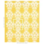 Cybele Embroidery fabric YELLOW color by Schumacher