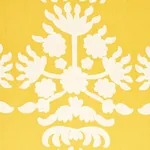 Cybele Embroidery fabric YELLOW color by Schumacher