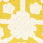 Cybele Embroidery fabric YELLOW color by Schumacher