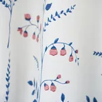 Cynthia Embroidered Print Fabric – BLUE | Schumacher | Wallp Cynthia Embroidered Print fabric BLUE color by Schumacher