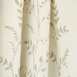 Cynthia Embroidered Print Fabric – NATURAL | Schumacher | Wa Cynthia Embroidered Print fabric NATURAL color by Schumacher