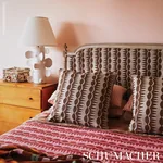 DAGGER STRIPE Fabric – BROWN ON NATURAL | Schumacher | Wallp DAGGER STRIPE fabric BROWN ON NATURAL color by Schumacher