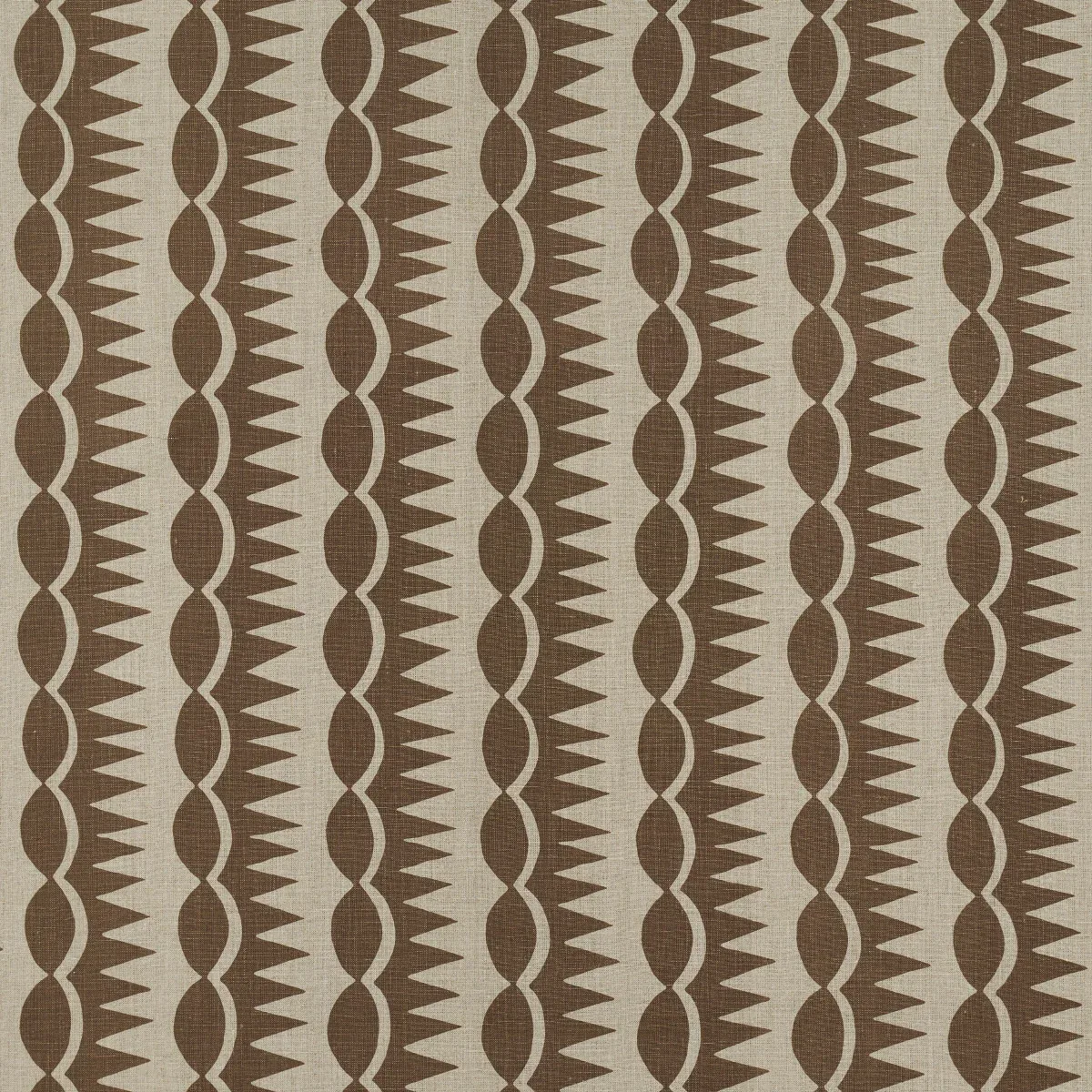 181530 | DAGGER STRIPE – BROWN ON NATURAL