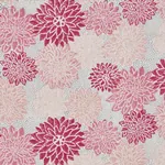 Dahlia Hand Block Print Fabric – HOT PINK | Schumacher | Wal Dahlia Hand Block Print fabric HOT PINK color by Schumacher