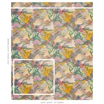 DAISY CHAIN Fabric – LIGHT MULTI | Schumacher | Wallpaper Tw DAISY CHAIN fabric LIGHT MULTI color by Schumacher