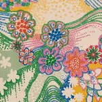 DAISY CHAIN Fabric – LIGHT MULTI | Schumacher | Wallpaper Tw DAISY CHAIN fabric LIGHT MULTI color by Schumacher
