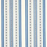DAKOTA STRIPE Fabric – BLUE | Schumacher | Wallpaper Twins DAKOTA STRIPE fabric BLUE color by Schumacher