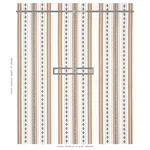 DAKOTA STRIPE fabric NEUTRAL color by Schumacher