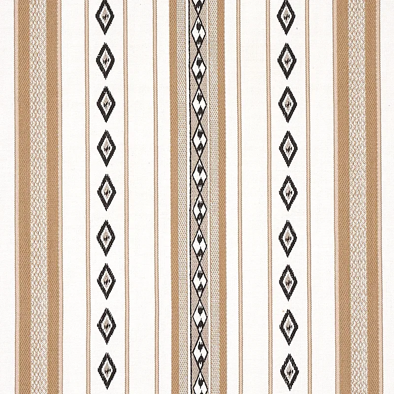 DAKOTA STRIPE fabric NEUTRAL color by Schumacher