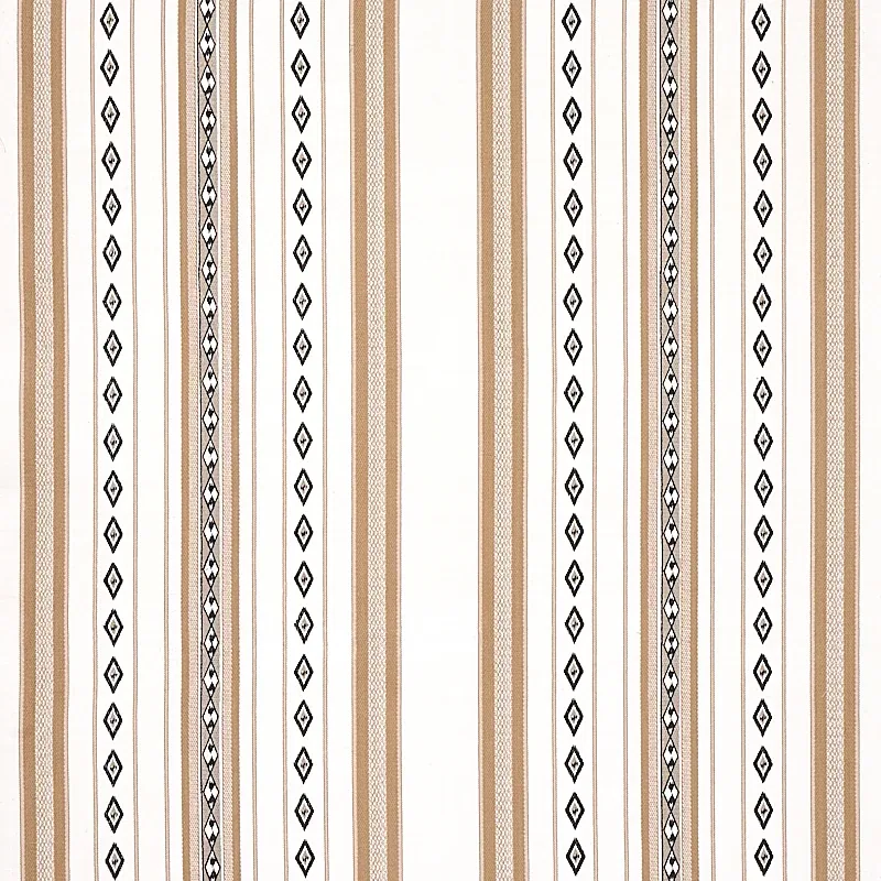 DAKOTA STRIPE fabric NEUTRAL color by Schumacher