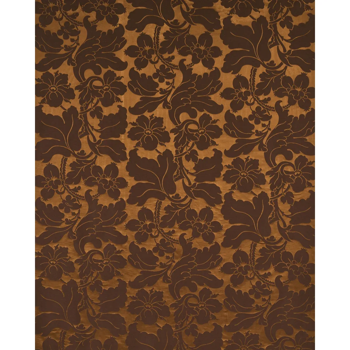 DANDRIDGE DAMASK fabric APOLLO BRONZE color by Schumacher