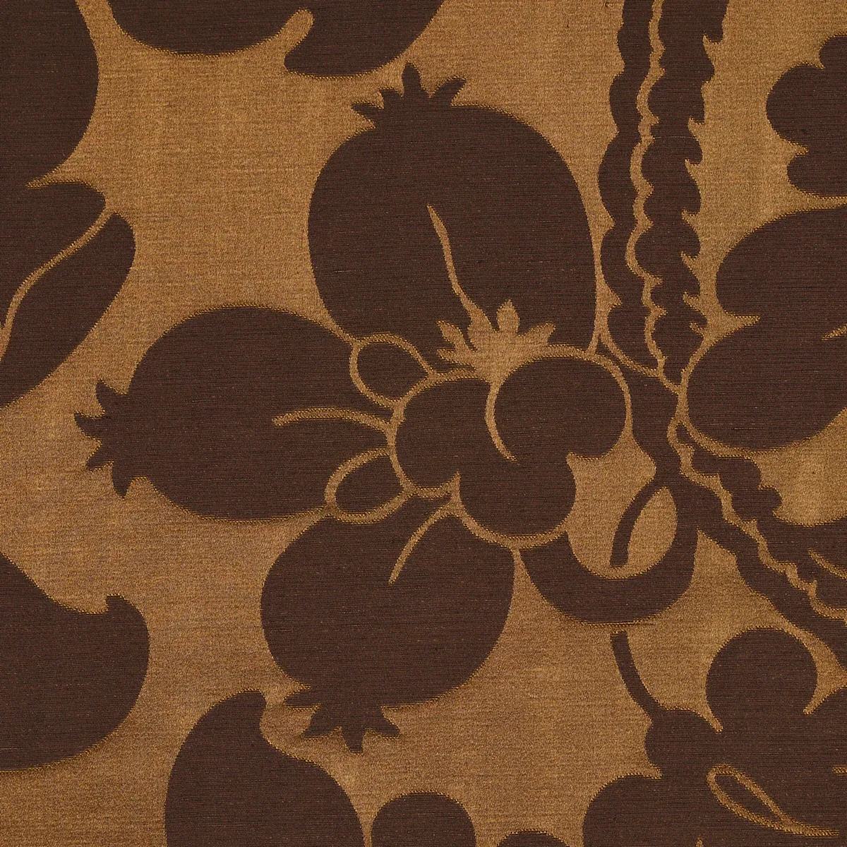 DANDRIDGE DAMASK fabric APOLLO BRONZE color by Schumacher