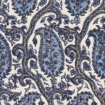 DARIA PAISLEY Fabric – INDIGO | Schumacher | Wallpaper Twins DARIA PAISLEY fabric INDIGO color by Schumacher