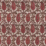 DARIA PAISLEY Fabric – MAROON | Schumacher | Wallpaper Twins DARIA PAISLEY fabric MAROON color by Schumacher