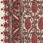 DARIA PAISLEY Fabric – MAROON | Schumacher | Wallpaper Twins DARIA PAISLEY fabric MAROON color by Schumacher