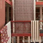 DARIA PAISLEY Fabric – MAROON | Schumacher | Wallpaper Twins DARIA PAISLEY fabric MAROON color by Schumacher