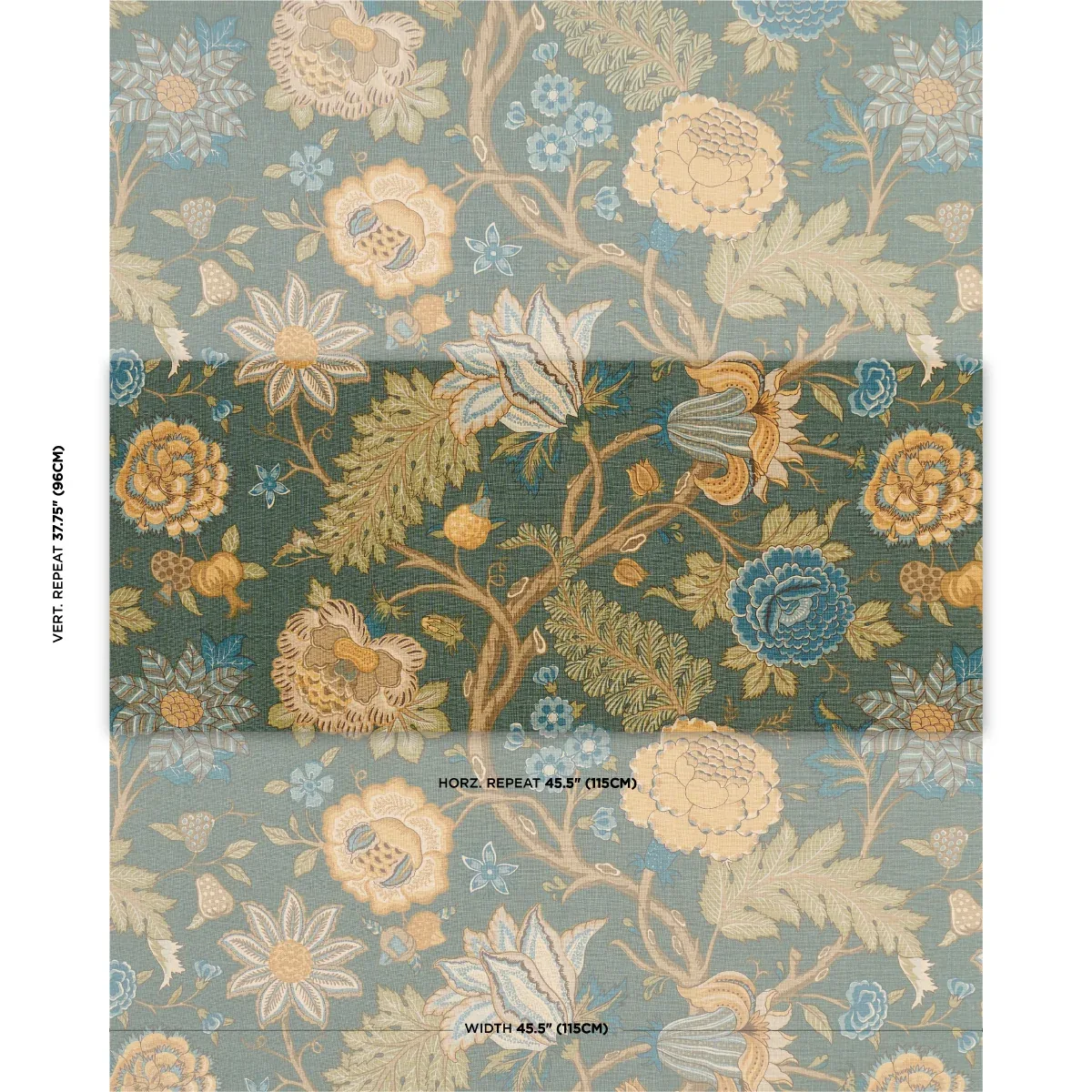 DARSY TREE OF LIFE Fabric – JUNIPER | Schumacher | Wallpaper DARSY TREE OF LIFE fabric JUNIPER color by Schumacher