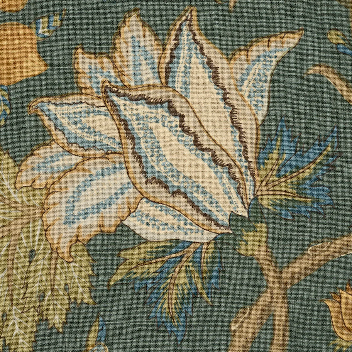 DARSY TREE OF LIFE Fabric – JUNIPER | Schumacher | Wallpaper DARSY TREE OF LIFE fabric JUNIPER color by Schumacher