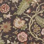 DARSY TREE OF LIFE Fabric – SEPIA | Schumacher | Wallpaper T DARSY TREE OF LIFE fabric SEPIA color by Schumacher