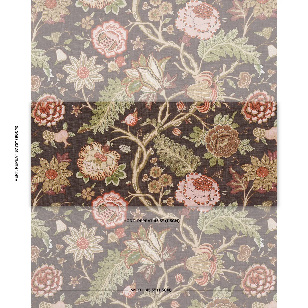 DARSY TREE OF LIFE Fabric – SEPIA | Schumacher | Wallpaper T DARSY TREE OF LIFE fabric SEPIA color by Schumacher