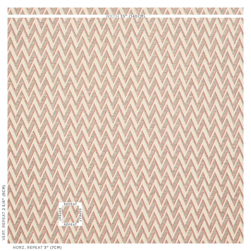 DARTMOOR fabric RUST color by Schumacher