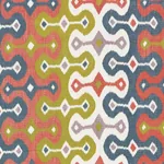 DARYA IKAT Fabric – CARAVAN | Schumacher | Wallpaper Twins DARYA IKAT fabric CARAVAN color by Schumacher