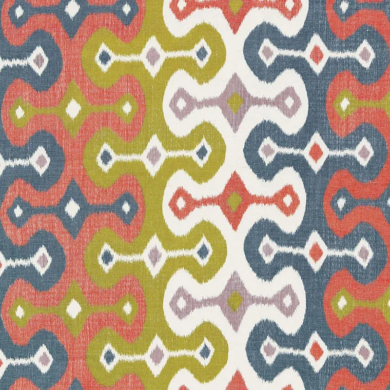 DARYA IKAT fabric CARAVAN color by Schumacher